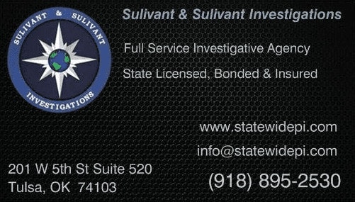 sulivant-oklahoma-investigator Tulsa Oklahoma Private Investigator